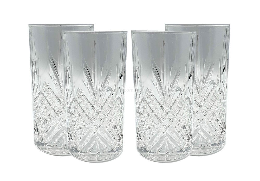 Mixcompany Longdrinkglas Hendricks Gin 4er Set Longdrinkgläser / 4x Longdrinkglas / Glas mit von Mixcompany