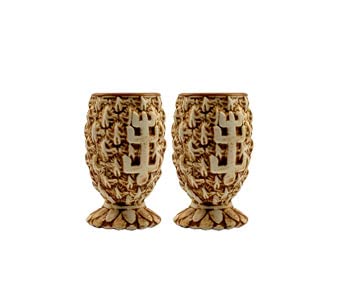 Mixcompany Plantation Rum Glas 2er Set Stiggins Shot Gläser 2X Tonbecher für 2cl / 4cl Mixcompany Plantation Rum Glas 2er Set Stiggins Shot Gläser 2X Tonbecher für 2cl / 4cl von Mixcompany
