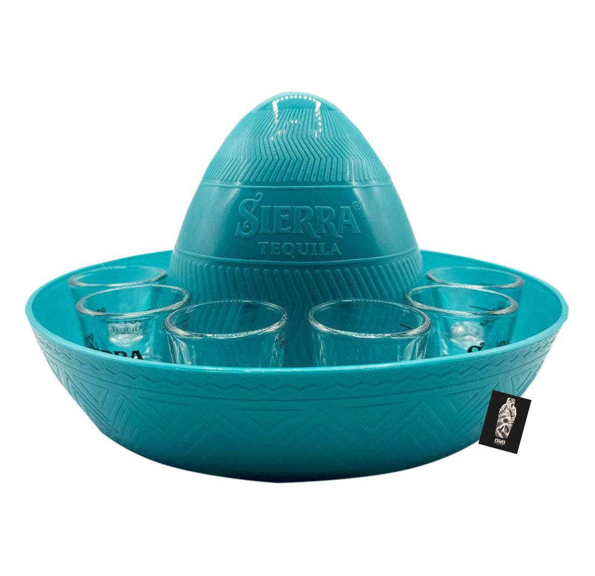 Mixcompany Tablett 11er Shotgläser Sierra Tequila 1x Tray Sombrero Set Tablett in Hutfo Mixcompany Tablett 11er Shotgläser Sierra Tequila 1x Tray Sombrero Set Tablett in Hutfo von Mixcompany