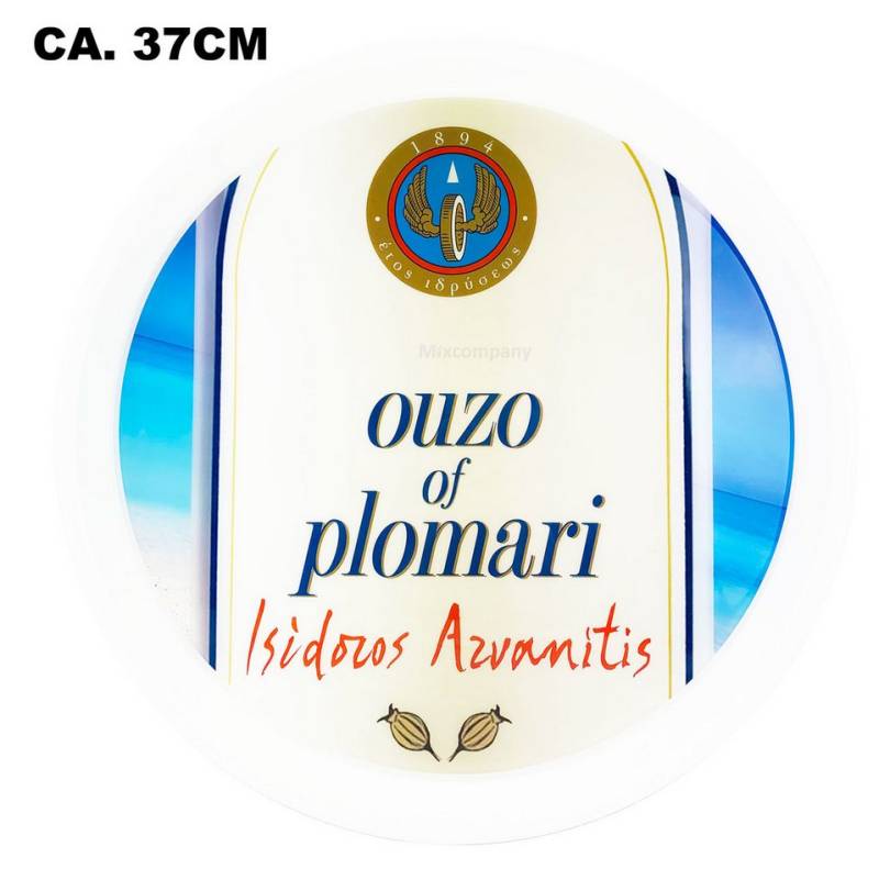Mixcompany Tablett Ouzo of Plomari Isidoros Arvanitis Tablett Serviertablett Kellnertabl Mixcompany Tablett Ouzo of Plomari Isidoros Arvanitis Tablett Serviertablett Kellnertabl von Mixcompany