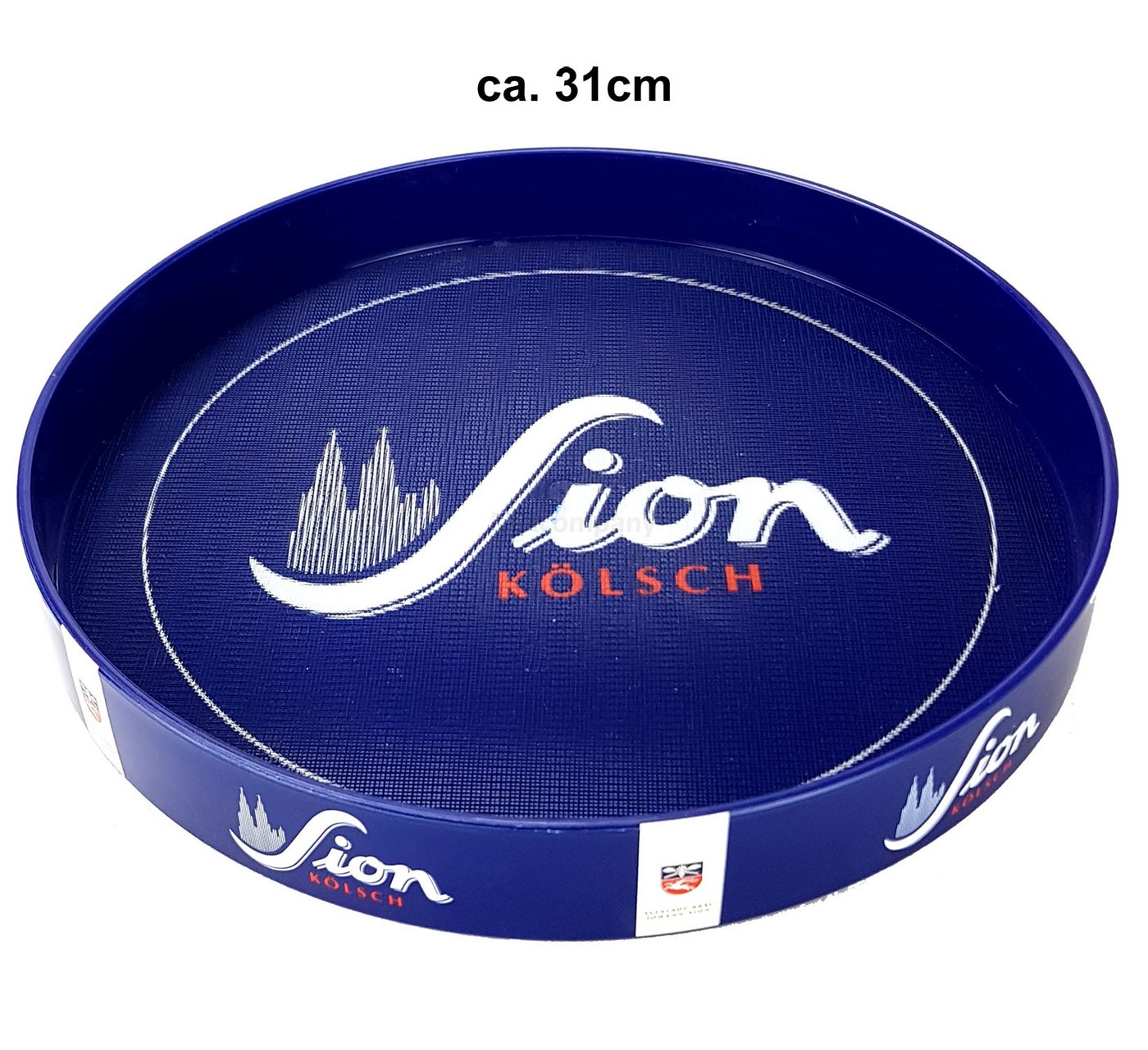 Mixcompany Tablett Sion Kölsch Tablett Serviertablett Kellnertablett blau ca. 31cm Mixcompany Tablett Sion Kölsch Tablett Serviertablett Kellnertablett blau ca. 31cm von Mixcompany