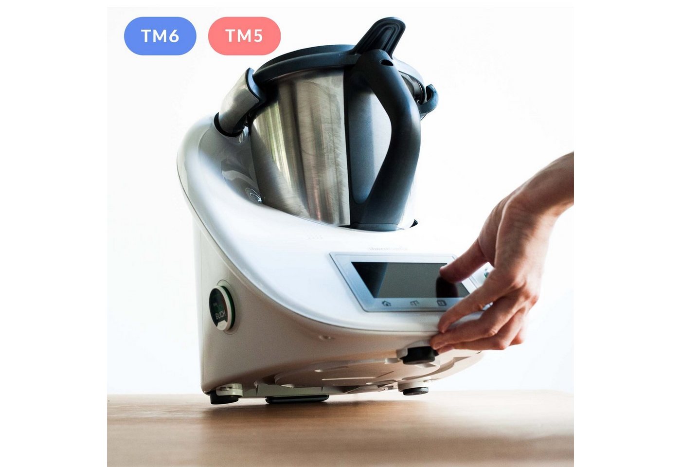 Mixcover Küchenmaschinen-Adapter mixcover unsichtbare Gleiter/Slider für den Thermomix TM6 & TM5 2er Set Mixcover Küchenmaschinen-Adapter mixcover unsichtbare Gleiter/Slider für den Thermomix TM6 & TM5 2er Set von Mixcover