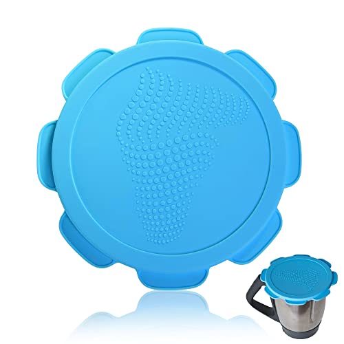 mixcover Silikondeckel wasser-, luft- und geruchsdicht für Thermomix TM5 TM6 TM Friend | BPA frei | Lebensmittelecht – Blau von mixcover