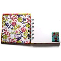 Flower Power Handgemacht Spiral Gebunden Notizbuch Schularbeit Büro Notizen Geheimnisse von MixedupDollys