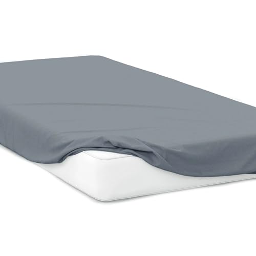 Mixi Trends Spannbettlaken Jersey Spannbetttuch 100% Baumwolle Bettlaken Bettlaken, Größe:180 x 200 cm, Farbe:Grau Mixi Trends Spannbettlaken Jersey Spannbetttuch 100% Baumwolle Bettlaken Bettlaken, Größe:180 x 200 cm, Farbe:Grau von Mixi Trends