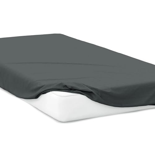 Mixi Trends Spannbettlaken Jersey Spannbetttuch 100% Baumwolle Bettlaken Bettlaken, Größe:200 x 200 cm, Farbe:Silber Mixi Trends Spannbettlaken Jersey Spannbetttuch 100% Baumwolle Bettlaken Bettlaken, Größe:200 x 200 cm, Farbe:Silber von Mixi Trends
