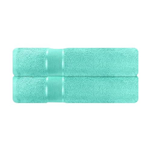 Mixibaby 2er Set Gästetuch Gästetücher Gästehandtücher 30x50 Frottee 100% Baumwolle, Farbe:Mint von Mixibaby