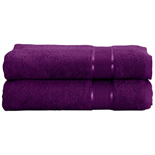 Mixibaby 2er Set Gästetuch Handtuch Duschtuch Badetuch Saunatuch Frottee Baumwolle 500gsm, Größe:Waschhandschuh 15x21cm, Farbe:Violett von Mixibaby