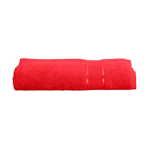 Mixibaby Handtuch Gästetuch Duschtuch Badetuch Saunatuch Waschlappen Sparset Baumwolle, Größe:1 Stück Saunatuch 80x200cm, Farbe:Rot von Mixibaby