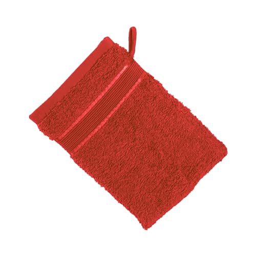 Mixibaby Handtuch Gästetuch Duschtuch Badetuch Saunatuch Waschlappen Sparset Baumwolle, Größe:20 Stück Waschhandschuh 15x21, Farbe:Rot von Mixibaby