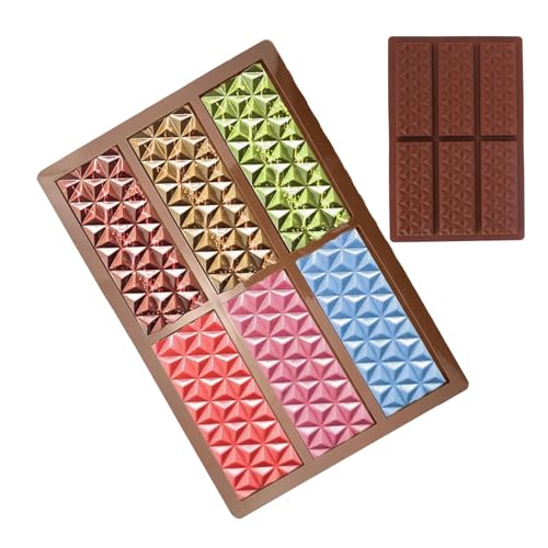 Schokolade Form, Schokoladenform Aus Silikon | Tief Schokoladentafel Silikonform, Silikonwachs-Schmelzform, Formen Lebensmittelqualität, Pralinenformen Mit -Muster Schokolade Form, Schokoladenform Aus Silikon | Tief Schokoladentafel Silikonform, Silikonwachs-Schmelzform, Formen Lebensmittelqualität, Pralinenformen Mit -Muster von Mixnexorad