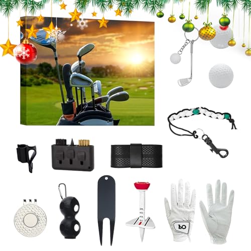 Mixnexorad Countdown Kalender - 12 Countdown Bis Weihnachten - Golfbälle Tees Markierungen Zubehör für Golfspieler Vater Freund Sportliebhaber Großvater Mixnexorad Countdown Kalender - 12 Countdown Bis Weihnachten - Golfbälle Tees Markierungen Zubehör für Golfspieler Vater Freund Sportliebhaber Großvater von Mixnexorad