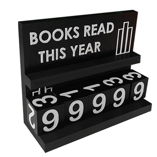 Mixnexorad Gelesene Bücher Zähler Für Dieses Jahr | Leseziel Anzeige Buch Tracker Für Dieses Jahr,Wohnaccessoires Für Büro Landhaus Klassenzimmer Tisch Geburtstag Wohnzimmer Frauen Nachttisch Mixnexorad Gelesene Bücher Zähler Für Dieses Jahr | Leseziel Anzeige Buch Tracker Für Dieses Jahr,Wohnaccessoires Für Büro Landhaus Klassenzimmer Tisch Geburtstag Wohnzimmer Frauen Nachttisch von Mixnexorad