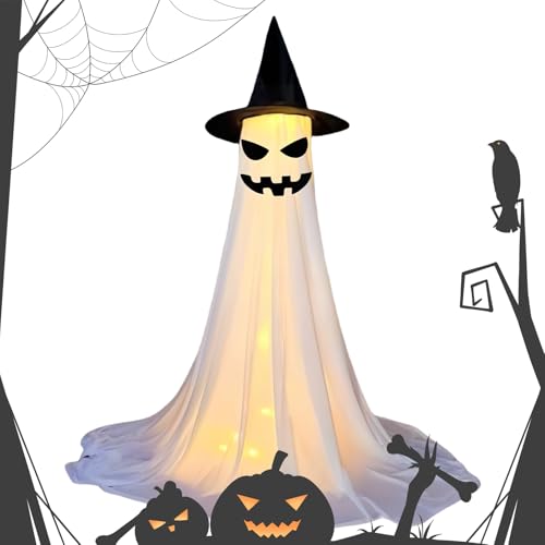 Mixnexorad Halloween Geister,Geister Dekoration mit Beleuchtung für Zuhause - Schaurige Geschenke Für Küche Zimmer Garten Fenster Badezimmer Schlafzimmer Mixnexorad Halloween Geister,Geister Dekoration mit Beleuchtung für Zuhause - Schaurige Geschenke Für Küche Zimmer Garten Fenster Badezimmer Schlafzimmer von Mixnexorad