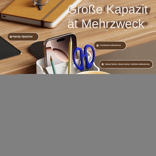 Mixnexorad Klemme Becherhalter - Schreibtisch Becherhalter Organizer | Rutschfester Klemmhalter Für Tassen Zu Hause Im Büro In Der Schule von Mixnexorad