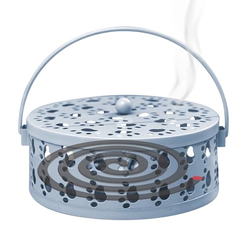 Mixnexorad Räucherstäbchenhalter - Tragbarer Runder Retro Räucherhalter | Ständer mit Katzenpfoten-Ausschnitt als Tablett und Auffänger für Raum Meditation Yoga Camping Terrasse Tisch von Mixnexorad