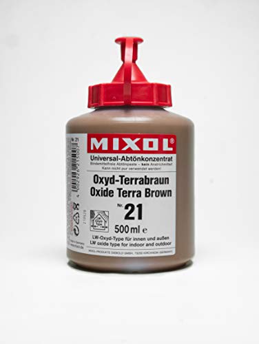 500ml MIXOL # 21 Oxyd-Terrabraun von Mixol
