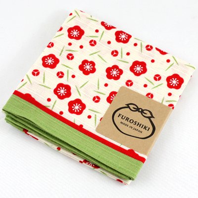 Miyamoto Collection Furoshiki Ume, Japanisches Einpacktuch von Miyamoto Collection