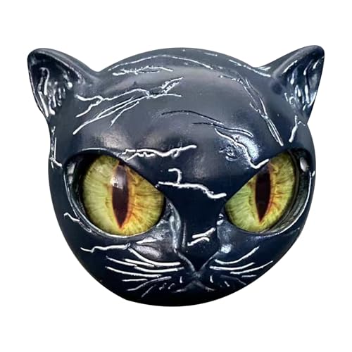 Katzenkopf Skulptur, Luxus Schwarze Katze Stein Skulptur, Handgeschnitzte Katzen Kristallstatue, Kätzchen Kristalle Heilsteine Geschenke, Kunstobjekt Katzenkopf Deko Für Wohnzimmer Arbeitszimmer Katzenkopf Skulptur, Luxus Schwarze Katze Stein Skulptur, Handgeschnitzte Katzen Kristallstatue, Kätzchen Kristalle Heilsteine Geschenke, Kunstobjekt Katzenkopf Deko Für Wohnzimmer Arbeitszimmer von Miyanvuo