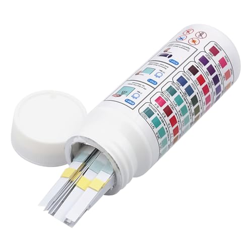 Miyanvuo Aquarium Teststreifen,Zuverlässiges Aquarium Testkit 100 Stück | Multifunktionale Langzeit Testpapiere Für Süßwasser Salzwasser Schwimmbad Teich von Miyanvuo