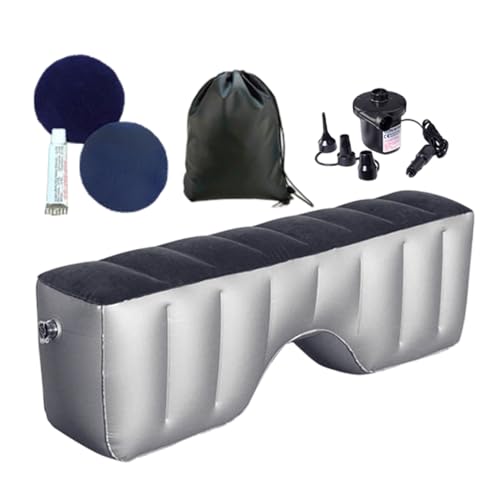 Miyanvuo Aufblasbarer Rücksitz-Spaltfüller | Aufblasbarer Rücksitz-Hundeausleger - Autoaccessoire Für Sitzverlängerung Fußstütze Reiseunterstützung Haustier SUV Outdoor von Miyanvuo