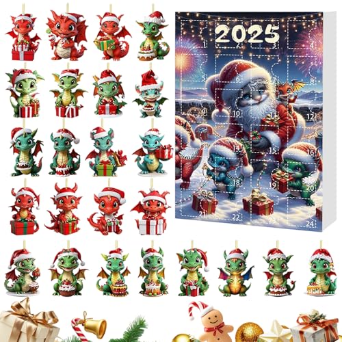 Miyanvuo Dinosaur Advent | 24 Tage Dinosaurier Kalender,2D Flach Acryl Sammelanhänger für Erwachsene, Jugendliche, tägliche Familienaktivitäten, für Klassenfeste, für Miyanvuo Dinosaur Advent | 24 Tage Dinosaurier Kalender,2D Flach Acryl Sammelanhänger für Erwachsene, Jugendliche, tägliche Familienaktivitäten, für Klassenfeste, für von Miyanvuo