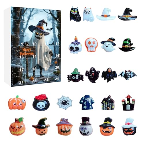 Miyanvuo Halloween Countdown Kalender Adventskalender - Halloween Kalender Adventskalender 2025 - Mini Figuren Sammelpuppen Horror für Männer, Frauen, Mädchen, Teenager, Erwachsene, Küche, Zuhause, Miyanvuo Halloween Countdown Kalender Adventskalender - Halloween Kalender Adventskalender 2025 - Mini Figuren Sammelpuppen Horror für Männer, Frauen, Mädchen, Teenager, Erwachsene, Küche, Zuhause, von Miyanvuo