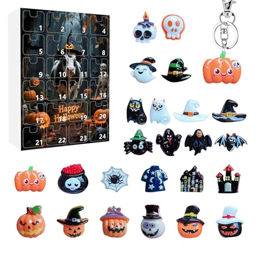 Miyanvuo Halloween Countdown Kalender Adventskalender - Horror Spielzeug Countdown Adventskalender - Sammelbare Puppen, Mini-Spielzeuge und Figuren für Party, Kinder, Mädchen, Teenager, Erwachsene, Miyanvuo Halloween Countdown Kalender Adventskalender - Horror Spielzeug Countdown Adventskalender - Sammelbare Puppen, Mini-Spielzeuge und Figuren für Party, Kinder, Mädchen, Teenager, Erwachsene, von Miyanvuo