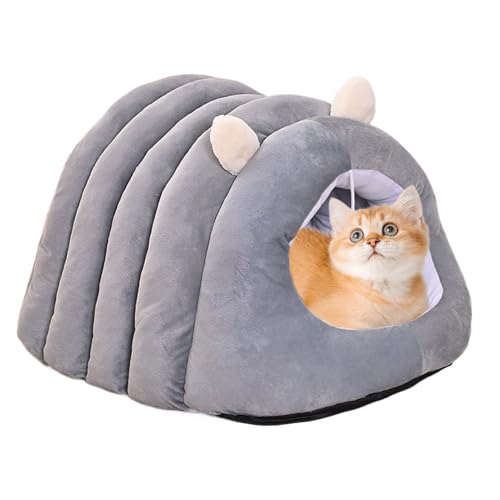 Miyanvuo Kätzchenbett Höhle - Katzenhaus Schlafplatz - Gemutliches Nest Kleintiere Kaninchen Welpen Wohnung Spielbereich von Miyanvuo