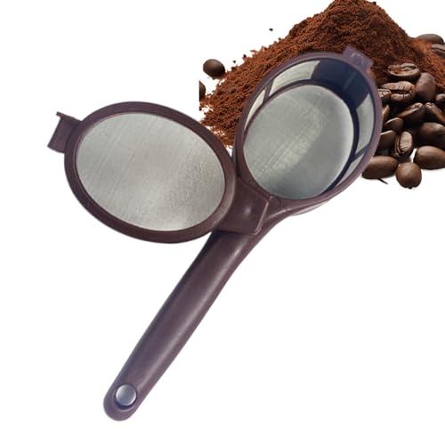 Miyanvuo Kaffee Filter Löffel | Filtersieb Löffel für Tee - Tragbares Feinmaschiges Sieb mit Ergonomischem Griff für Kaffee, Tee, Entsaften und Brühen Miyanvuo Kaffee Filter Löffel | Filtersieb Löffel für Tee - Tragbares Feinmaschiges Sieb mit Ergonomischem Griff für Kaffee, Tee, Entsaften und Brühen von Miyanvuo