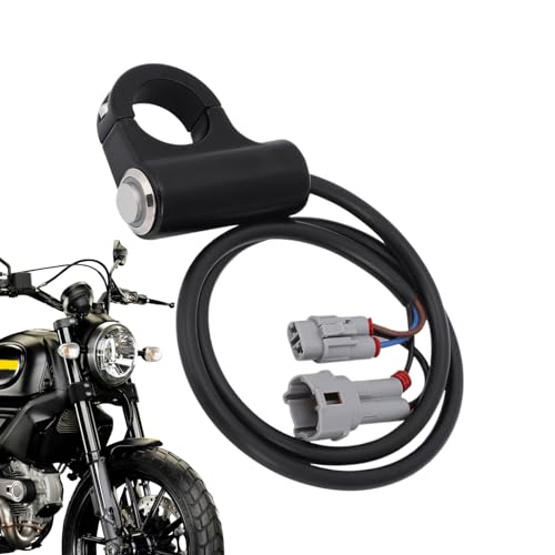 Miyanvuo Quad Lichtschalter,Wasserdichter E-Bike Druckknopf - Nahtlose Energieeffiziente Wasserdichte Bedienung Für Motorrad ATV E-Bike Roller Miyanvuo Quad Lichtschalter,Wasserdichter E-Bike Druckknopf - Nahtlose Energieeffiziente Wasserdichte Bedienung Für Motorrad ATV E-Bike Roller von Miyanvuo