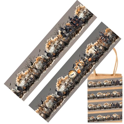 Miyanvuo Scrapbook Klebeband Set, Halloween Vintage Klebeband, Sticker Rollen für Basteltagebücher Geschenkverpackung Schule Fest Miyanvuo Scrapbook Klebeband Set, Halloween Vintage Klebeband, Sticker Rollen für Basteltagebücher Geschenkverpackung Schule Fest von Miyanvuo
