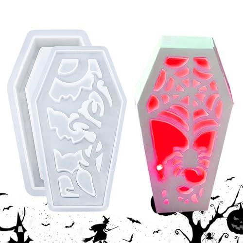 Miyanvuo Silikon Halloween Form - Gruselige Lampenschirmform Für Resin Gießen | Halloween Handarbeit Lampe Für Wohnzimmer Badezimmer Arbeitszimmer Schlafzimmer Miyanvuo Silikon Halloween Form - Gruselige Lampenschirmform Für Resin Gießen | Halloween Handarbeit Lampe Für Wohnzimmer Badezimmer Arbeitszimmer Schlafzimmer von Miyanvuo