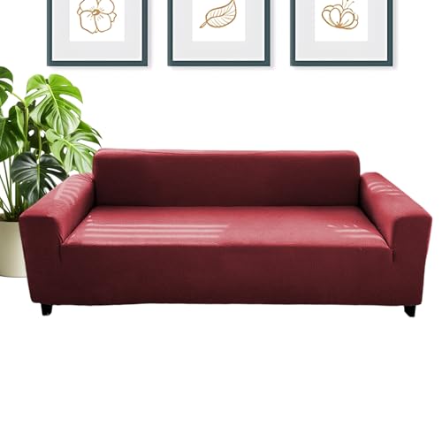 Miyanvuo Sofabezug, Dehnbarer Dreisitzer Sofaüberzug, Abriebfester Möbelschutz für Zuhause Wohnzimmer Schlafzimmer Arbeitsplatz Terrasse von Miyanvuo