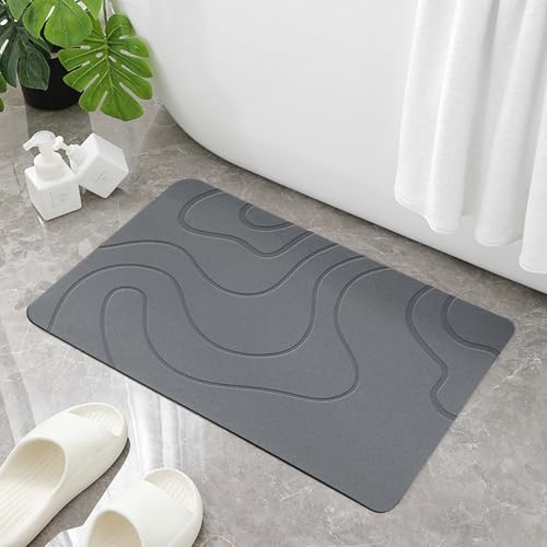 Miyanvuo Super Absorbierende Bodenmatte, 40x60cm Badematte rutschfest, Weich Duschvorleger, Badvorleger Schnell Trocknend, Memory-Badematten-Set Miyanvuo Super Absorbierende Bodenmatte, 40x60cm Badematte rutschfest, Weich Duschvorleger, Badvorleger Schnell Trocknend, Memory-Badematten-Set von Miyanvuo