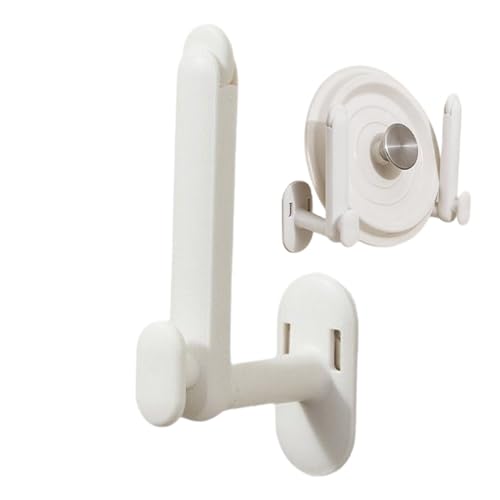 Miyanvuo Wandhaken | Teleskop Halter Für Gardinen - Vorhang Halter Handtuch Haken Klebefixierung Für Badezimmer Küche Kleiderschrank Wäscheraum von Miyanvuo