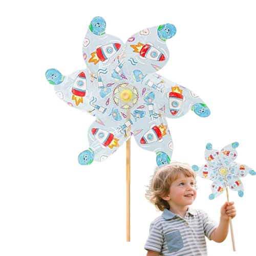 Miyanvuo Windrad Spielzeug | Handgefertigte Gartenwindräder - Kreatives Spielzeug Für Kinder, Bemalbarer Windspiel Für Garten Outdoor Aktivitäten Miyanvuo Windrad Spielzeug | Handgefertigte Gartenwindräder - Kreatives Spielzeug Für Kinder, Bemalbarer Windspiel Für Garten Outdoor Aktivitäten von Miyanvuo