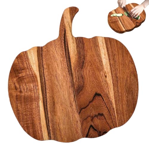 Schneidebrett Holz Kürbis 1,5 X 30,5 X 33 Cm Küchen Schneidebrett, Küchenbrett Aus Holz Mit Griff, Halloween Servierbrett Aus Holzs In Kürbisform, Zum Hacken Von Fleisch Schneidebrett Holz Kürbis 1,5 X 30,5 X 33 Cm Küchen Schneidebrett, Küchenbrett Aus Holz Mit Griff, Halloween Servierbrett Aus Holzs In Kürbisform, Zum Hacken Von Fleisch von Miyanvuo