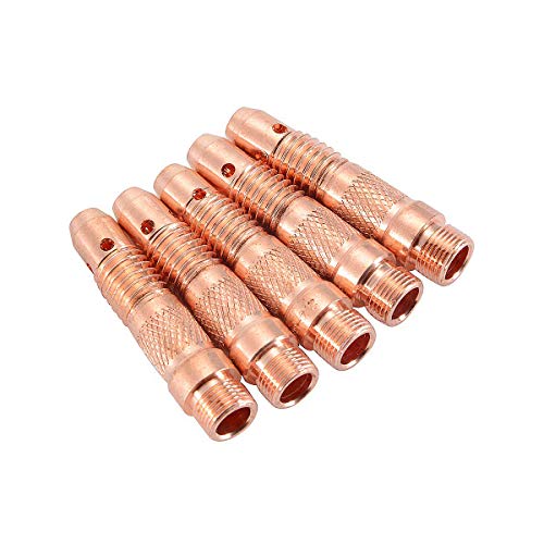 5 x Spannhülsegehäuse 2,4mm-10N32 WIG,TIG 17,18,26 von Miyawell