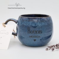 Personalisierte Tasse | Herzensmensch Geschenk Für Sie Und Ihn Kaffeetasse Teetasse Becher Geburtstag & Jahrestag von MiyuniqMoments
