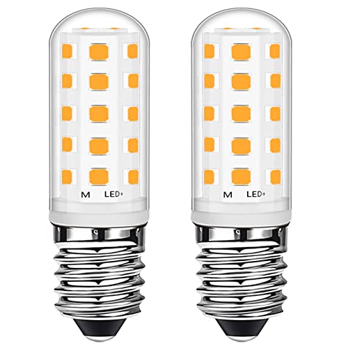 Mizlay E14 LED Glühbirne 3W 2700K Warmweiß Entspricht 40W Halogen birne, E14 LED Lampe 360LM für Gefrierschrank Dunstabzugshaube Nähmaschine, Kein Flackern, RA>85, AC220-240V, 2er Pack von Mizlay