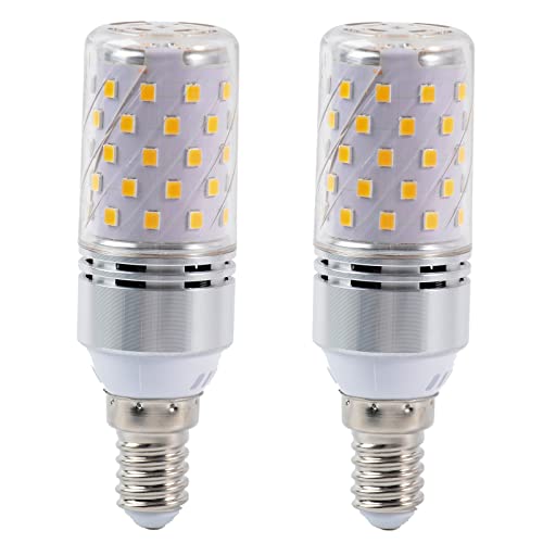 Mizlay E14 LED Glühbirne 9W warmweiß 3000K, E14 Edison Schraubbirne (SES) 1200LM, entspricht 100W Halogenbirne, E14 LED Maisbirne für Schreibtischlampe, nicht dimmbar, AC 175-250V, 2er Pack von Mizlay