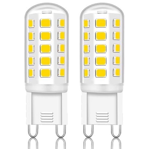 Mizlay 2er Leuchtmittel G9 LED Neutralweiß 4000K, Lampe LED G9 4W Ersatz 40W Halogenlampe, AC220-230V GU9 Birne Steckbirnen Kein Flackern Nicht Dimmbar Mizlay 2er Leuchtmittel G9 LED Neutralweiß 4000K, Lampe LED G9 4W Ersatz 40W Halogenlampe, AC220-230V GU9 Birne Steckbirnen Kein Flackern Nicht Dimmbar von Mizlay