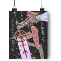 Giclée Druck - Sparkbound #1 Sci-Fi Wand Dekoration, Modernes Kunstwerk, Geschenk Für Kunstliebhaber, Einzigartige Prints Sammler von Mizushyne