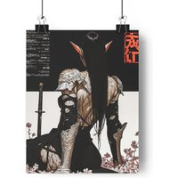 Giclée Kunstdruck, Azharia #3, Anime Wanddekor, Einzigartiges Wohndekor, Geschenk Für Kunstliebhaber, Dekoratives Kunstwerk von Mizushyne