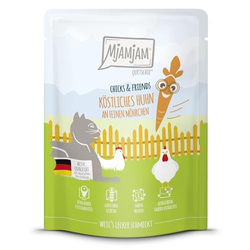 MjAMjAM - Quetschie - Chicks & Friends köstliches Huhn an feinen Möhrchen 300g MjAMjAM - Quetschie - Chicks & Friends köstliches Huhn an feinen Möhrchen 300g von MjAMjAM