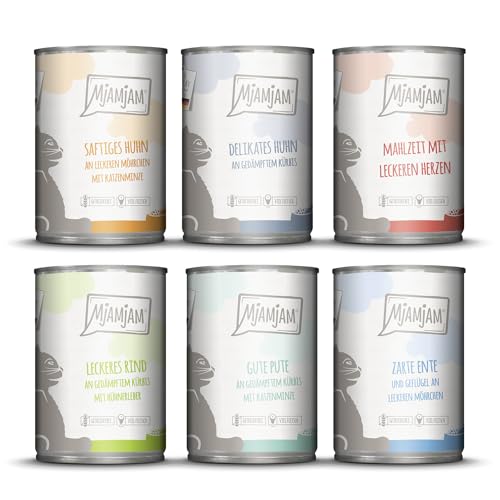 MjAMjAM - leckere Mahlzeiten Mixpaket III für Deine Katze 6 x 400 g MjAMjAM - leckere Mahlzeiten Mixpaket III für Deine Katze 6 x 400 g von MjAMjAM