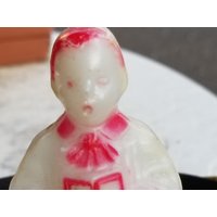 Vintage Weihnachten Kunststoff Chor Boy 1950 von MjMirage