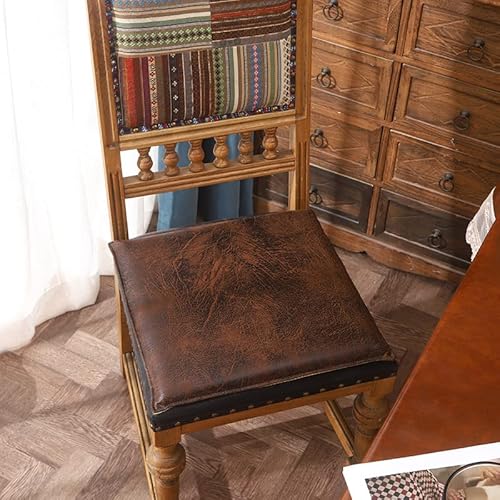 Mkuha Stuhlkissen Sitzkissen mit Reißverschluss, Wildleder Sitzauflage für Innen Büro Wohnzimmer, Gefüllte Gedächtnisschaum Latex, rutschfest, Quadrat Rechteck, Wasserdicht, Vintage Farbe,6,40x40x4cm Mkuha Stuhlkissen Sitzkissen mit Reißverschluss, Wildleder Sitzauflage für Innen Büro Wohnzimmer, Gefüllte Gedächtnisschaum Latex, rutschfest, Quadrat Rechteck, Wasserdicht, Vintage Farbe,6,40x40x4cm von Mkuha