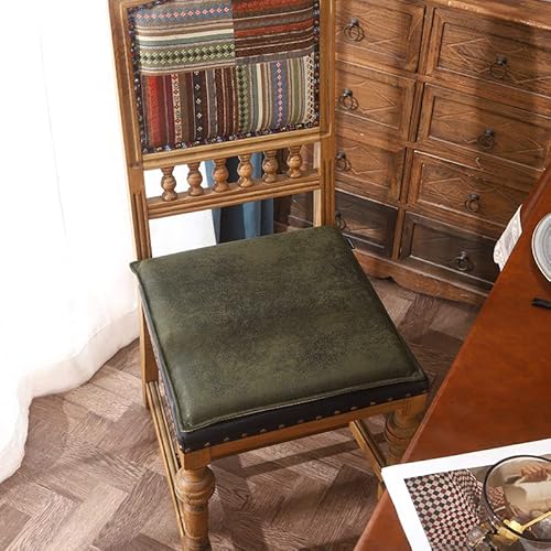 Mkuha Stuhlkissen Sitzkissen mit Reißverschluss, Wildleder Sitzauflage für Innen Büro Wohnzimmer, Gefüllte Gedächtnisschaum Latex, rutschfest, Quadrat Rechteck, Wasserdicht, Vintage Farbe,7,40x40x4cm Mkuha Stuhlkissen Sitzkissen mit Reißverschluss, Wildleder Sitzauflage für Innen Büro Wohnzimmer, Gefüllte Gedächtnisschaum Latex, rutschfest, Quadrat Rechteck, Wasserdicht, Vintage Farbe,7,40x40x4cm von Mkuha